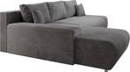 2dekans | Sofa Iseo - Links - Met slaapfunctie - Donkergrijs, Ophalen of Verzenden, Zo goed als nieuw