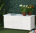 Houten Tuinkist 127x56x60 cm Buitenbox met Deksel  en amp, Verzenden, Nieuw