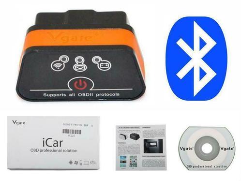 Vgate iCAR scanner, Bluetooth, ELM327 met knop  NU TIJDELIJK, Auto diversen, Autogereedschap, Nieuw, Ophalen of Verzenden