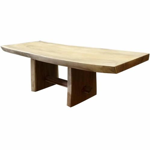 Boomstamtafel kopzit 250x100xH77,5 cm - bladdikte 10 cm, Tuin en Terras, Tuintafels, Nieuw, Ophalen of Verzenden