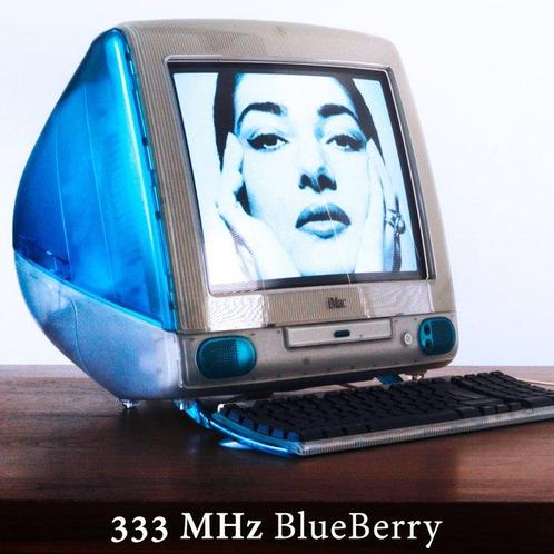 Apple RARE iMac G3 333Mhz Blueberry including keyboard &, Spelcomputers en Games, Spelcomputers | Overige Accessoires