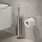 Geesa Nemox Toiletborstel met houder - RVS geborsteld, Verzenden, Nieuw