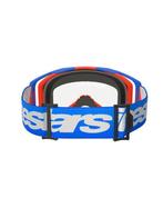 Alpinestars Vision 8 Crossbril Blauw/Oranje met Heldere Lens, Motoren, Kleding | Motorkleding, Verzenden, Nieuw met kaartje