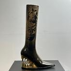 Daluxe Art - 1999 • Daluxe Art – Black & Gold Alice Boot, Antiek en Kunst, Kunst | Designobjecten
