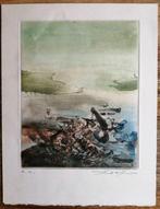 Zao Wou-Ki (1921-2013) - Lumière hivernale, Antiek en Kunst