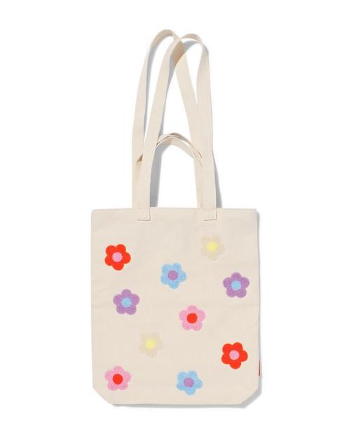 HEMA Canvas tas 42x36cm bloem van €7.99 voor €6 sale, Sieraden, Tassen en Uiterlijk, Tassen | Damestassen, Nieuw, Verzenden