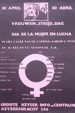 vintage poster vrouwenrechten -Vrouwen Strijd dag (Posters), Verzamelen, Posters, Verzenden, Nieuw, Overige onderwerpen, Met lijst