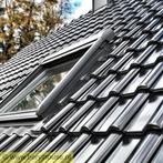 € 19,95 per m2 Keramische dakpannen FD 12,3 zwart verglaasd, Doe-het-zelf en Verbouw, Dakpannen en Dakbedekking, Dakplaat of Dakpanplaat