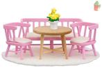 Lundby Poppenhuis Smaland Eettafelset (Roze)