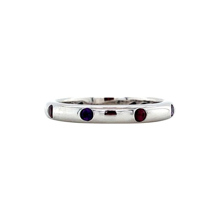 Witgouden ring met toermalijn van Tirisi 18 krt, Sieraden, Tassen en Uiterlijk, Ringen, Zo goed als nieuw, Goud, Verzenden