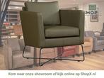 Leren fauteuil Crossover - Toledo Olive (olijf/goen), Huis en Inrichting, Fauteuils, Nieuw, Ophalen of Verzenden, 50 tot 75 cm