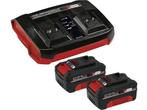Einhell 18 V/4.0 Ah Power X-Change starter kit - 2x 4.0 Ah, Verzenden, Zo goed als nieuw
