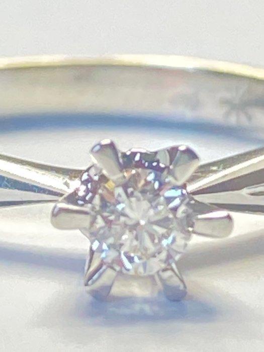 Zonder Minimumprijs - Ring - 18 karaat Witgoud Diamant, Sieraden, Tassen en Uiterlijk, Ringen