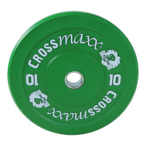 Crossmaxx® bumper plate 50mm - 10 kg, Sport en Fitness, Fitnessmaterialen, Nieuw, Verzenden