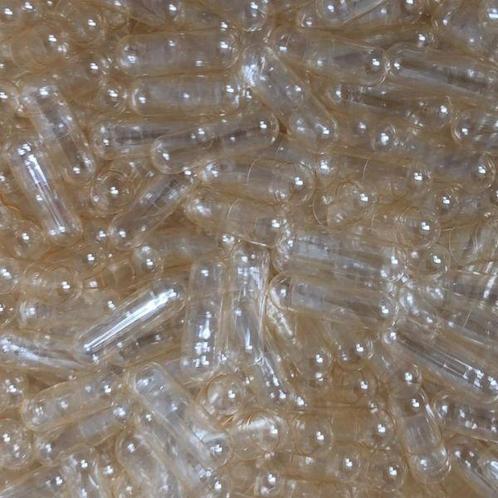 Capsules Maat 0 Transparant  Transparant     1000 stuks, Sport en Fitness, Gezondheidsproducten en Wellness, Nieuw, Ophalen of Verzenden