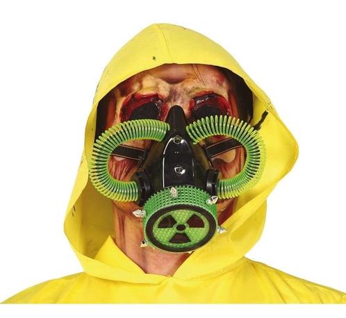 Halloween Gasmasker Radioactief, Hobby en Vrije tijd, Feestartikelen, Nieuw, Verzenden