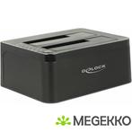 Delock 62661 USB 5 Gbps dubbel dockingstation voor 2 x SATA, Verzenden, Nieuw, DeLock