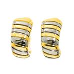 Bvlgari - Oorbellen - 18 karaat Geel goud, Staal, Nieuw