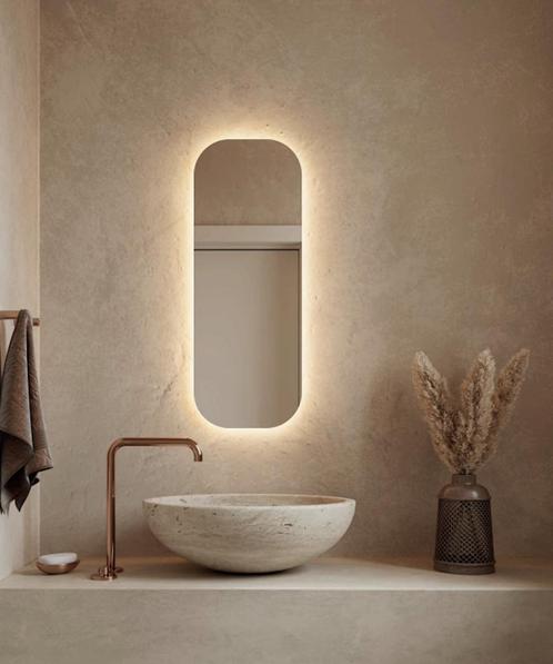 Toiletspiegel Hipp Design SPV Rechthoek 30x80 cm Met, Doe-het-zelf en Verbouw, Sanitair, Bad, Nieuw, Ophalen of Verzenden