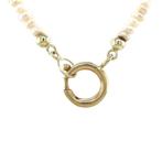 Vintage parel collier met gouden sluiting 14 krt, Ophalen of Verzenden, Nieuw