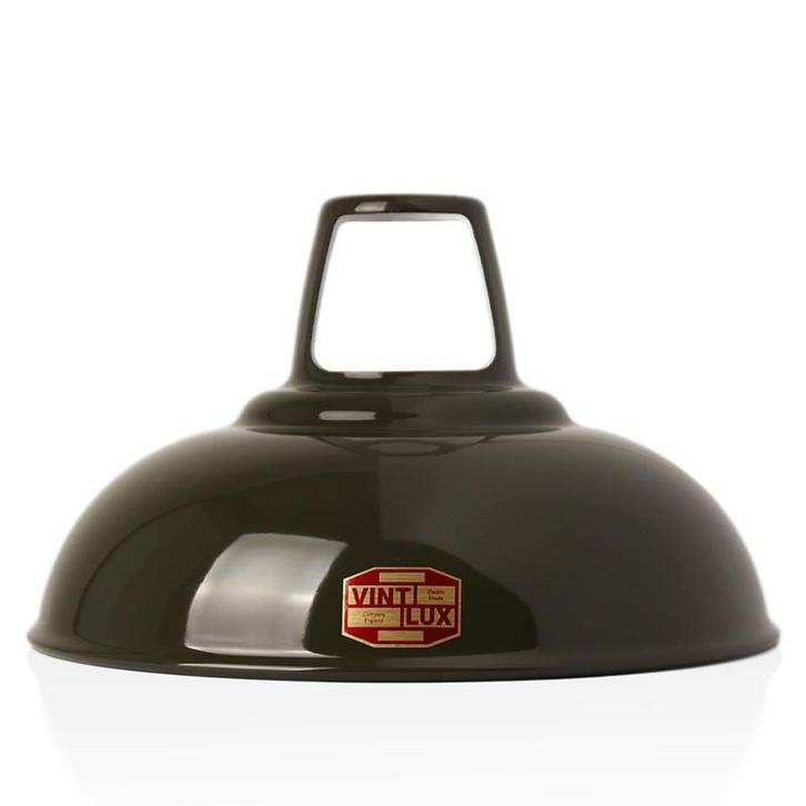 Vintlux Lampenkap 1933 Olive Green - Ø 30 cm - E27, Huis en Inrichting, Lampen | Lampenkappen