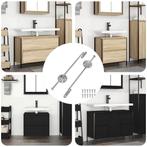 vidaXL Trekstang Scharnier 2 pcs Zilver 190 mm IJzer, Verzenden, Nieuw