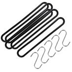 Talen Tools Spanrubbers met S-Haak – 25 cm – Zwart – 5, Ophalen of Verzenden, Nieuw