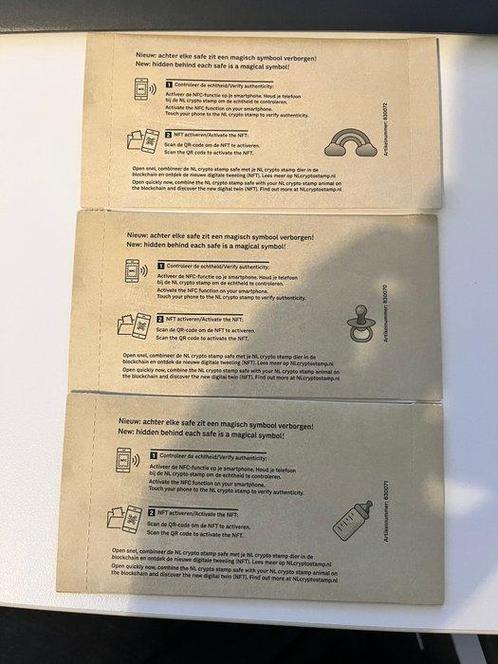 Nederland 2023 - Crypto stamp safe regenboog, Postzegels en Munten, Postzegels | Nederland