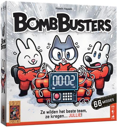 Bomb Busters - Bordspel | 999 Games - Gezelschapsspellen, Hobby en Vrije tijd, Gezelschapsspellen | Bordspellen, Nieuw, Verzenden