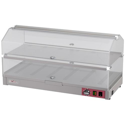 Warmhoudvitrine | RVS | 30°c/60°c | 2 Niveaus | 230v | 800x3, Zakelijke goederen, Horeca | Keukenapparatuur, Nieuw in verpakking