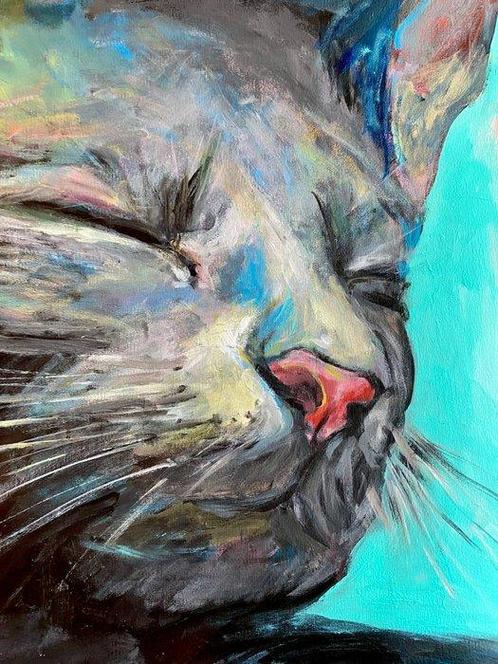 Anna Dart - Animal Instinct 290 - XL - With Roger Haus, Antiek en Kunst, Kunst | Schilderijen | Modern