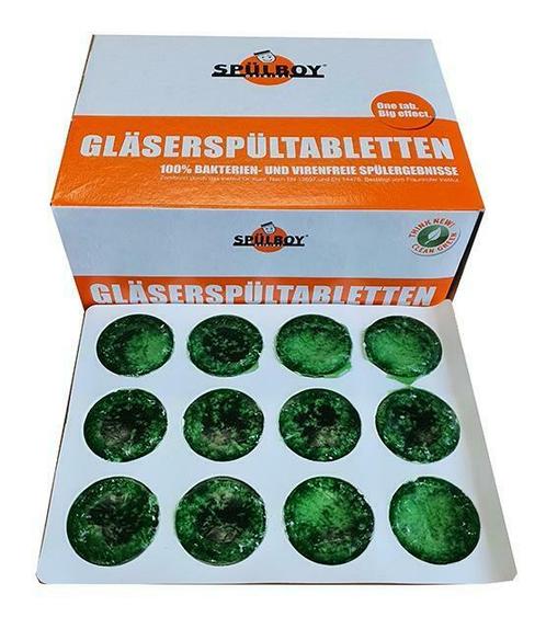 Glazenspoeltabletten 48 tabletten, Zakelijke goederen, Horeca | Keukenapparatuur, Nieuw in verpakking, Verzenden