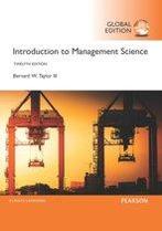 Introduction to Management Science 9781292092911, Boeken, Zo goed als nieuw