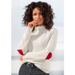 Lascana Trui met staande kraag met hartjes-details,, Kleding | Dames, Verzenden, Nieuw