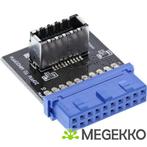 Inline Adapter USB 3.0 naar USB 3.1 intern, Computers en Software, Overige Computers en Software, Verzenden, Nieuw