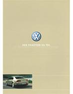 2004 VOLKSWAGEN PHAETON BROCHURE DUITS, Boeken, Auto's | Folders en Tijdschriften, Nieuw, Volkswagen, Author