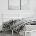 vidaXL Hoofdbord 180 cm metaal wit, Verzenden, Nieuw, Wit, Metaal