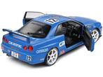 Solido 1:18 - Modelauto - Nissan Skyline GT-R R34 Calsonic, Hobby en Vrije tijd, Modelauto's | 1:5 tot 1:12, Nieuw