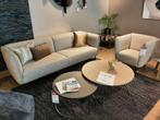 Lou fauteuil + 3-ztisbank **SHOWROOMMODEL**, Nieuw, Stof
