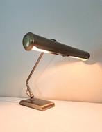 Exclusieve bankierslamp - pianolamp - Bureaulamp - Messing, Antiek en Kunst
