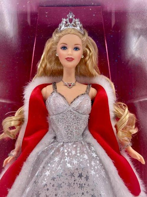 Mattel - Barbiepop 2001 Barbie Holiday Celebration Doll, Antiek en Kunst, Antiek | Speelgoed