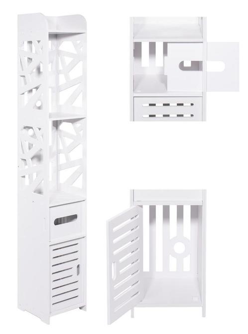 Veelzijdige Opslagkast 120cm - Geschikt voor Badkamer, Ke..., Huis en Inrichting, Badkamer | Badkamermeubels, Minder dan 25 cm