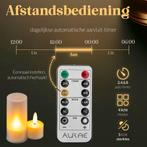2dekans | Aurae Oplaadbare Led Waxinelichtjes 12x –, Ophalen of Verzenden, Zo goed als nieuw