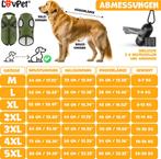 Hondenjas - Hondentrui - Winter - 5XL - Khaki - LOVPET®, Dieren en Toebehoren, Hondenkleding, Verzenden, Zo goed als nieuw