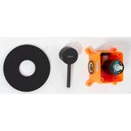 REA Inbouw regendouche - mat zwart - 25 cm - minimalistis..., Doe-het-zelf en Verbouw, Sanitair, Ophalen of Verzenden, Nieuw