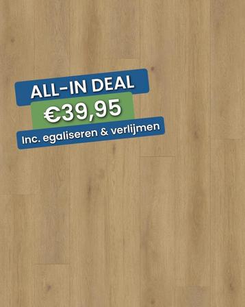 -21% | Actie vloer Plak PVC Plank Naturel eiken - OP = OP! | beschikbaar voor biedingen