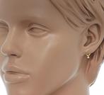 Marie Celeste oorringen met hangers zirkonia - 11 mm - Goud, Verzenden, Nieuw