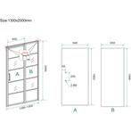 Wiesbaden Horizon Nisdeur Met Vast Deel En Raster -, Ophalen of Verzenden, Nieuw, Glas