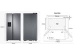 Samsung RS68CG883EB1 - Amerikaanse koelkast - TwinCooling, Verzenden, Zo goed als nieuw