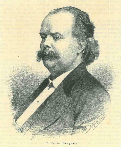 Portret van Petrus Adrianus Bergsma, Antiek en Kunst, Kunst | Etsen en Gravures